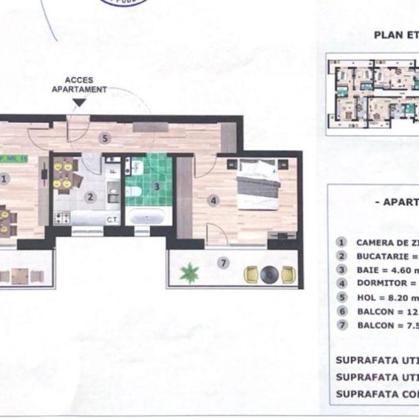 Apartament Mamaia Nord/Sat-Navodari strada T1 suprafata utila 74,60mp-4