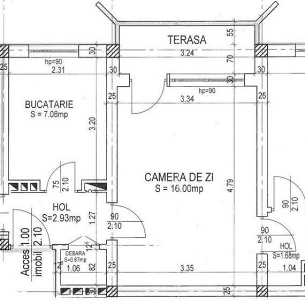 Vand apartament 3 camere Tomis Nord, M-uri, zona Brotacei-9